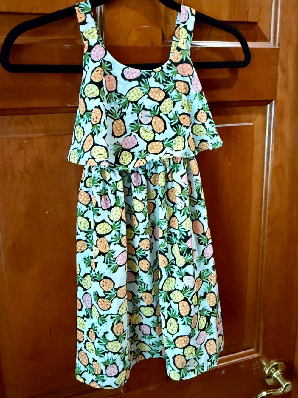 Youngland Girl's Tropical Sleeveless Sundress SZ 6X